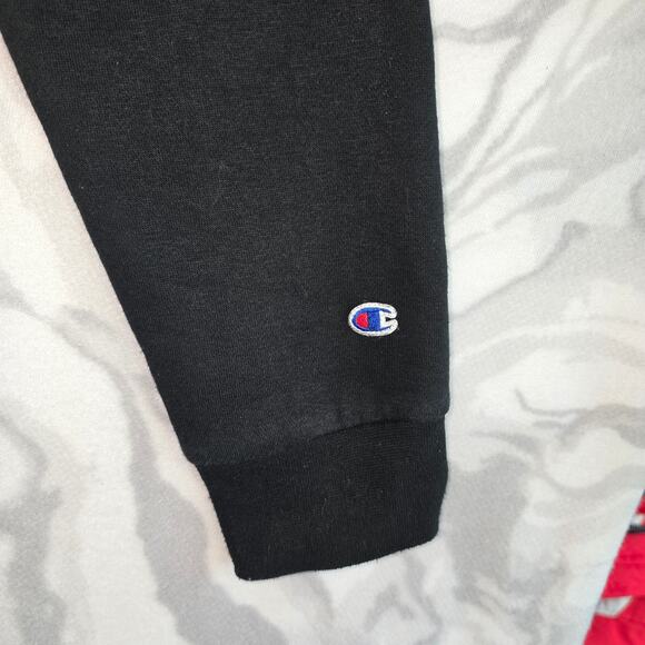 Champion Black Hoodie Kids Size M (10/12) - Picture 4 of 11